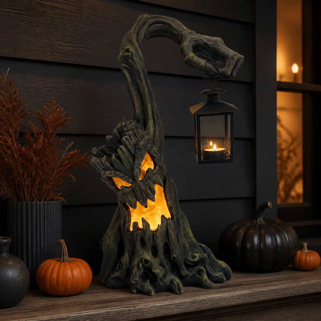 18" LED Grim Gardens Halloween Haunted House Wall Décor