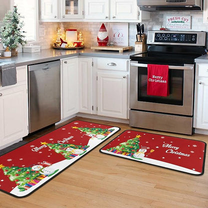 Christmas Kitchen Rug Set (2 PCS)