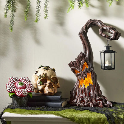 18" LED Grim Gardens Halloween Haunted House Wall Décor