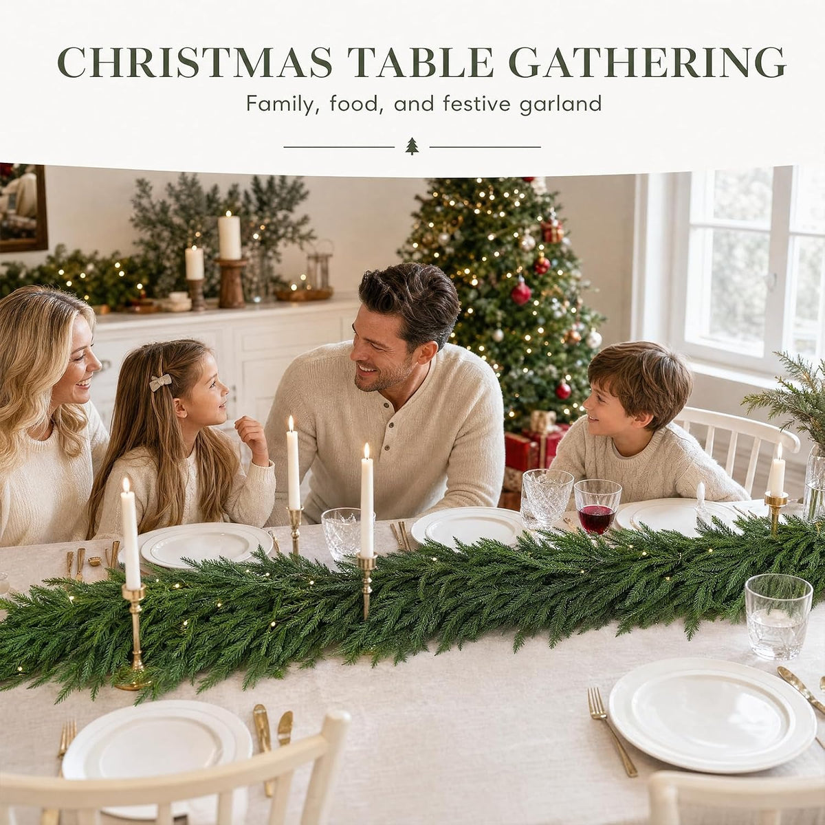 6FT 2 Pcs Christmas Garland